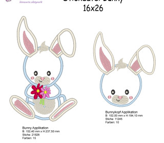 Stick Datei - Bunny 16x26